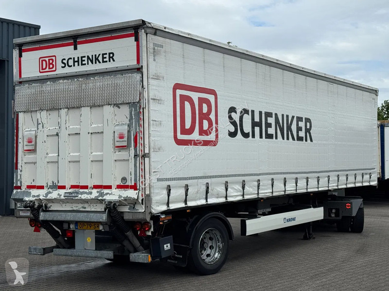 Semitrailer Krone City trailer met schuifzeilen...