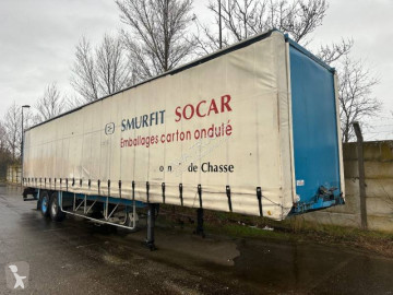 Semitrailer skjutbara ridåer (flexibla skjutbara sidoväggar) Fruehauf