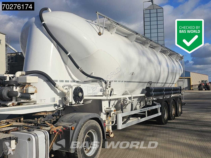 Sættevogn Spitzer SF2755/4P 3 axles 55m3 Liftachse