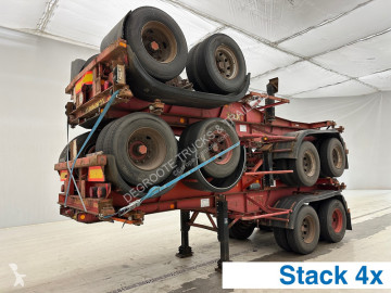 Semitrailer containertransport Van Hool