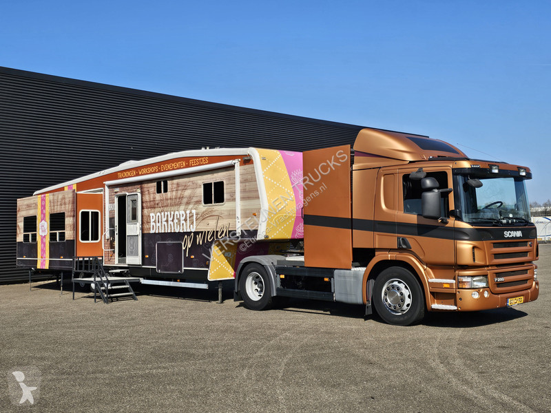 Sættevogn Scania P 280 + trailer - 2 X SIDE OUT...