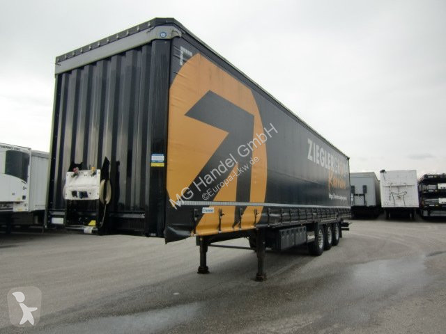 Semitrailer Krone SD Planenauflieger Liftachse,...
