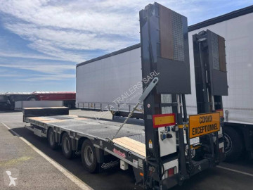 Semitrailer Nooteboom OSDS Mixte bois - caillbotis + table élévatrice
