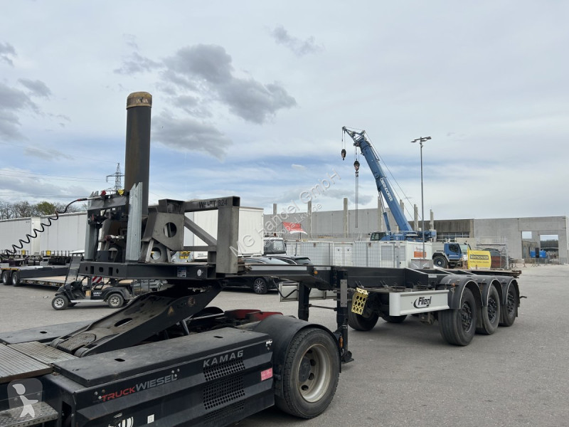 Semitrailer Fliegl 30 ft Container Kippchassis...