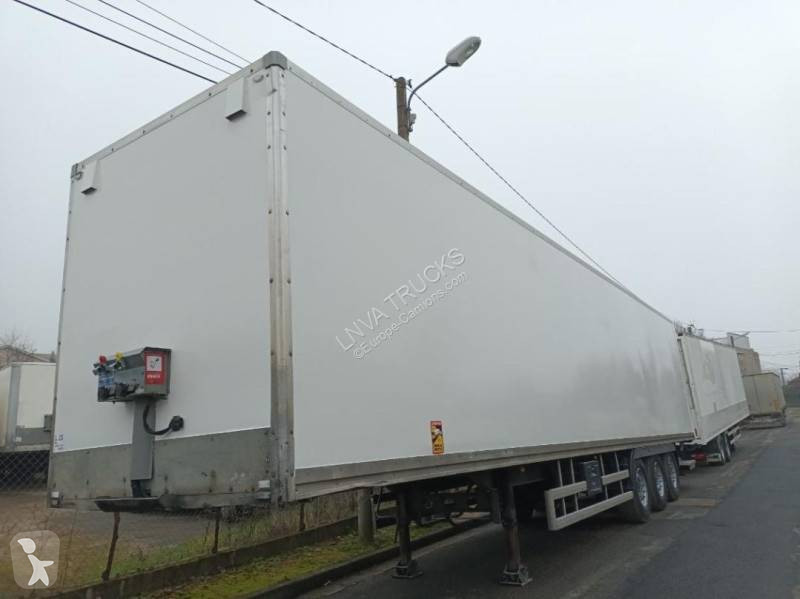 Semitrailer Trouillet Fourgon avec hayon