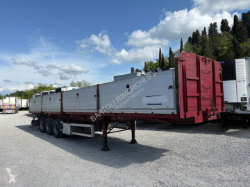Semitrailer flak dubbel vagn Cardi