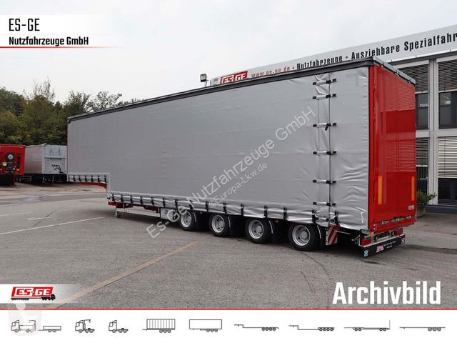 Semiremorca ES-GE 4-Achs-Satteltieflader mit...