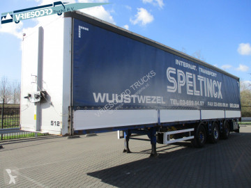 Semitrailer skjutbara ridåer (flexibla skjutbara sidoväggar) Renders