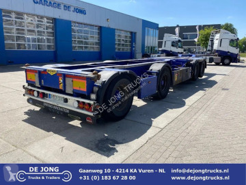 Semitrailer containertransport Broshuis