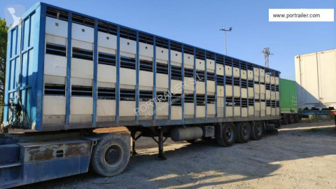 Semitrailer boskapstransportvagn Lecitrailer