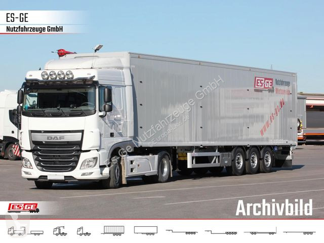 Semitrailer Knapen 3-Achs-Schubbodenauflieger 92m³