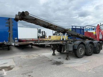 Semi remorque porte containers Van Hool