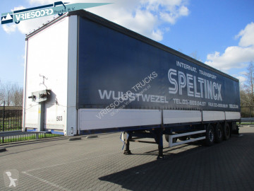 Semitrailer skjutbara ridåer (flexibla skjutbara sidoväggar) Renders