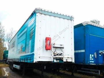 Semitrailer skjutbara ridåer (flexibla skjutbara sidoväggar) Krone