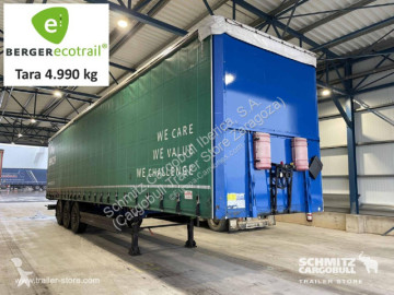 Semitrailer skjutbara ridåer (flexibla skjutbara sidoväggar) Berger