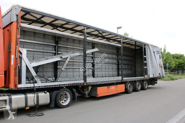 Semitrailer Fliegl SDS 350 SAF Lift TOP Rampen...