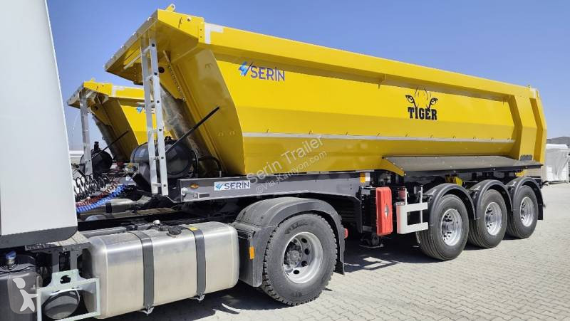 Semi remorque Serin Tiger HARDOX 24 m³ Tipper...