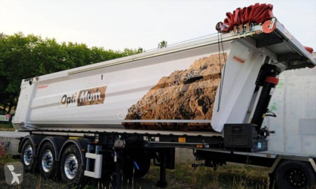 Semitrailer lastvagn bygg-anläggning Fruehauf ny