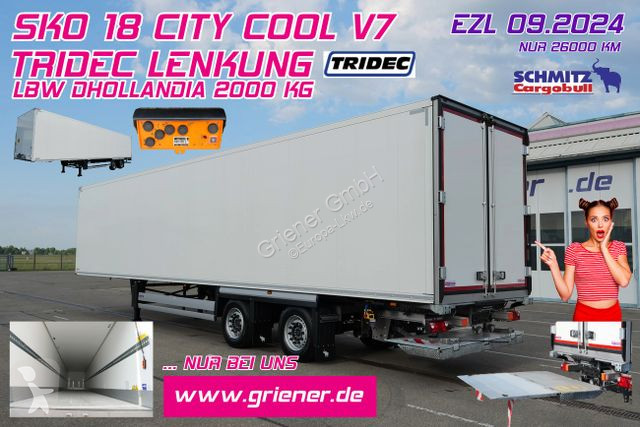 Oplegger Schmitz Cargobull 18/ LZG CITY /COOL...