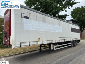 Semitrailer skjutbara ridåer (flexibla skjutbara sidoväggar) Fruehauf
