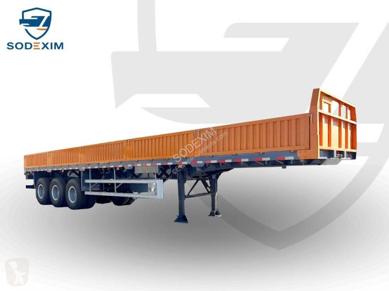 Semitrailer Sodexim PLATEAU RIDELLES 40' /...