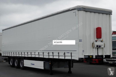 Semitrailer skjutbara ridåer (flexibla skjutbara sidoväggar) Krone