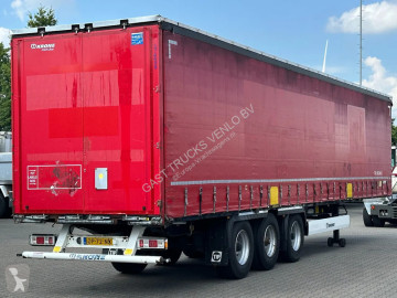 Semitrailer skjutbara ridåer (flexibla skjutbara sidoväggar) Krone