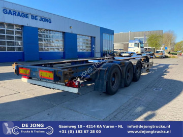 Semitrailer containertransport Turbo's Hoet