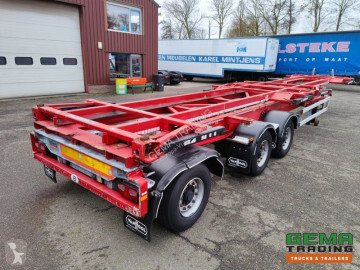 Semi remorque porte containers Van Hool