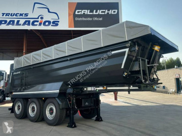 Semitrailer lastvagn bygg-anläggning Galucho