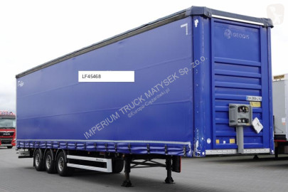 Semitrailer skjutbara ridåer (flexibla skjutbara sidoväggar) Fruehauf