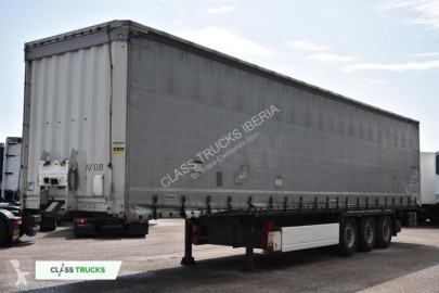 Semitrailer skjutbara ridåer (flexibla skjutbara sidoväggar) Krone