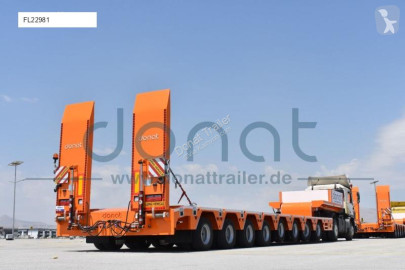 Semitrailer Donat 8 axle lowbed with hydraulic Gooseneck - Heavy Duty