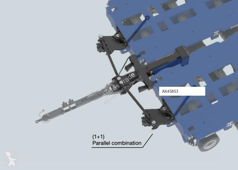 نصف مقطورة Goldhofer Center pulling device...