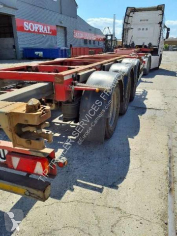 Semitrailer containertransport Fruehauf