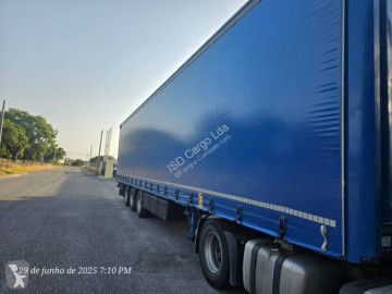 Semitrailer skjutbara ridåer (flexibla skjutbara sidoväggar) Krone