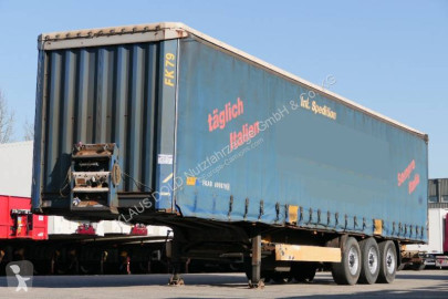Semitrailer skjutbara ridåer (flexibla skjutbara sidoväggar) Krone