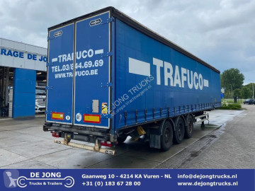 Semitrailer skjutbara ridåer (flexibla skjutbara sidoväggar) Van Hool