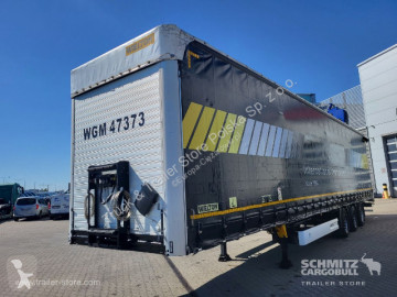 Semitrailer skjutbara ridåer (flexibla skjutbara sidoväggar) Wielton