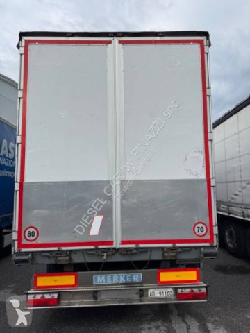Semitrailer skjutbara ridåer (flexibla skjutbara sidoväggar) Margaritelli