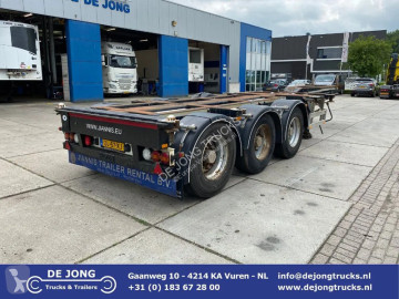 Semitrailer containertransport Pacton