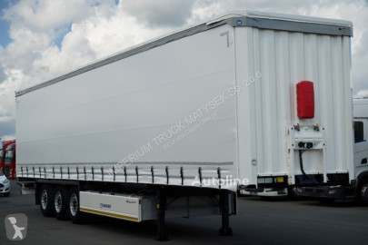 Semitrailer skjutbara ridåer (flexibla skjutbara sidoväggar) Krone