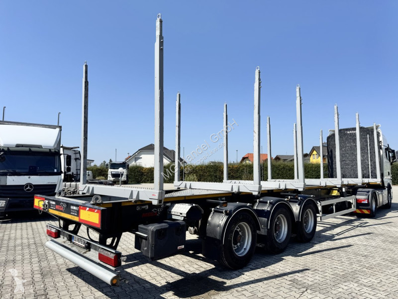 Sættevogn Mega TIMBER LONG Holzauflieger 6...