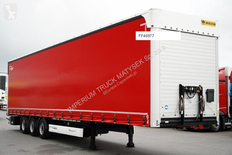 Semitrailer Wielton FIRANKA MEGA / LOWDECK / OŚ...