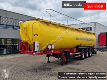 Semitrailer tank pulverformig Spitzer