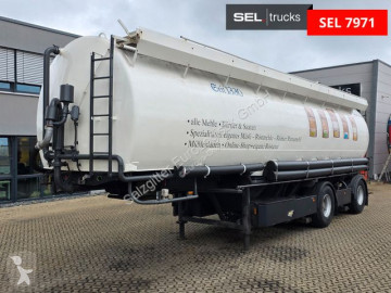Semitrailer tank pulverformig