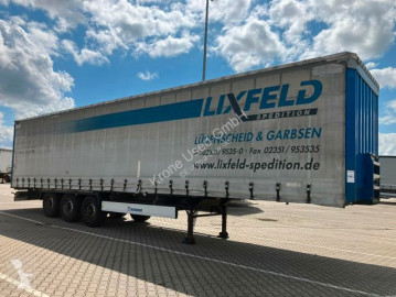 Semitrailer skjutbara ridåer (flexibla skjutbara sidoväggar) Krone