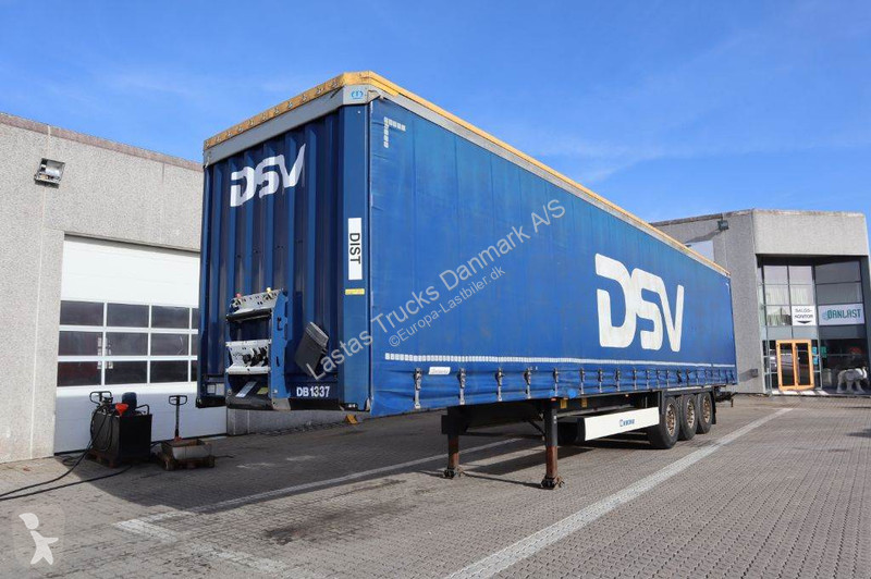 Oplegger Krone 3 axle curtainside trailer