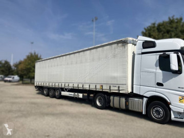 Semitrailer skjutbara ridåer (flexibla skjutbara sidoväggar) Krone