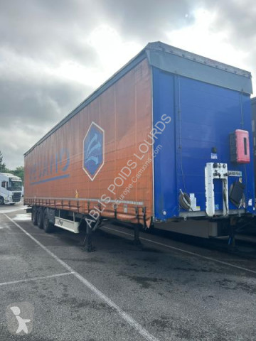 Semitrailer skjutbara ridåer (flexibla skjutbara sidoväggar) Fliegl